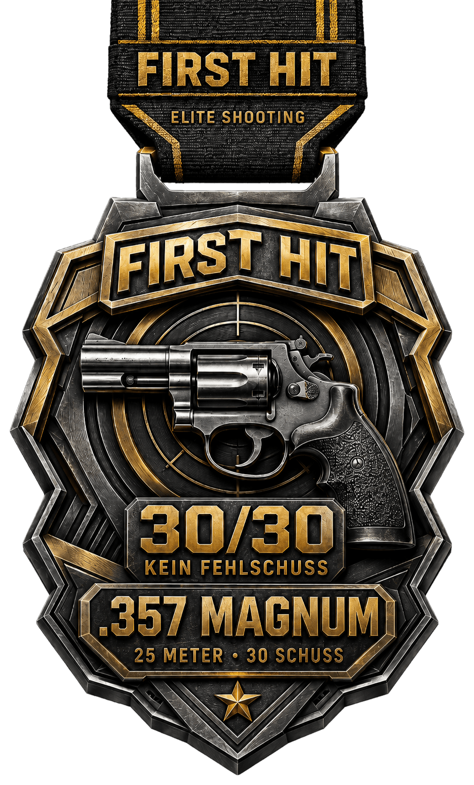 .357 Magnum First Hit Challenge Medaille